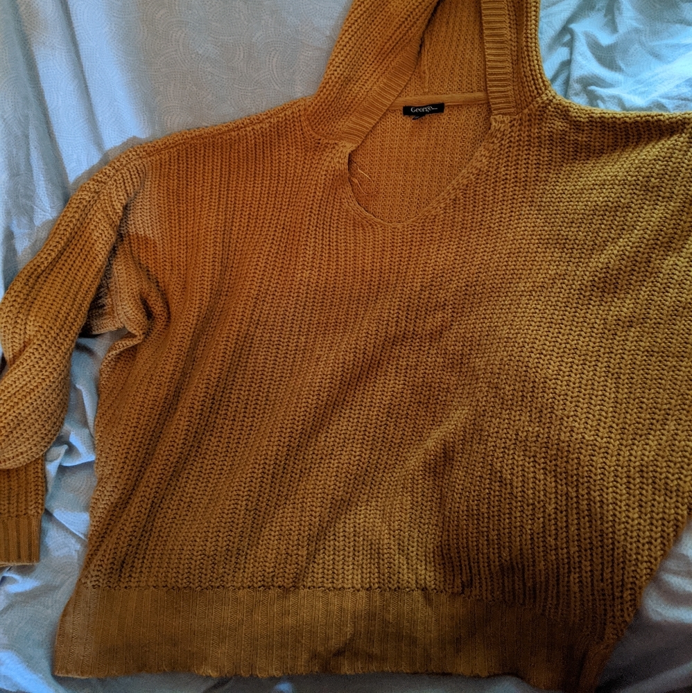 Knit Mustard Sweater